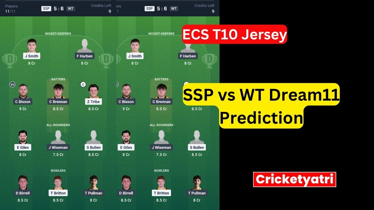 SSP vs WT Dream11