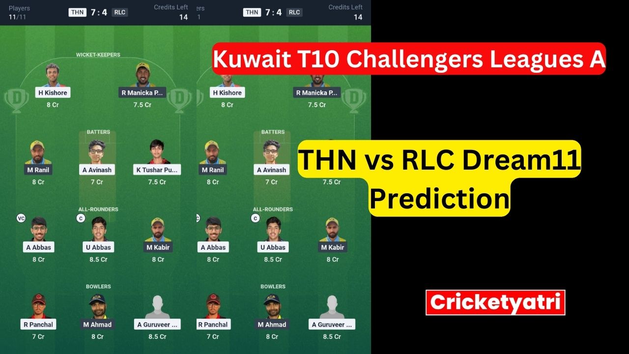 THN vs RLC Dream11