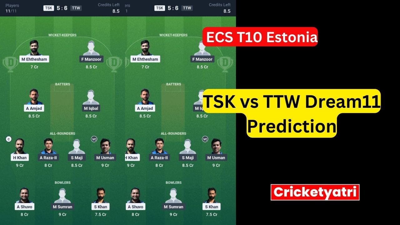 TSK vs TTW Dream11