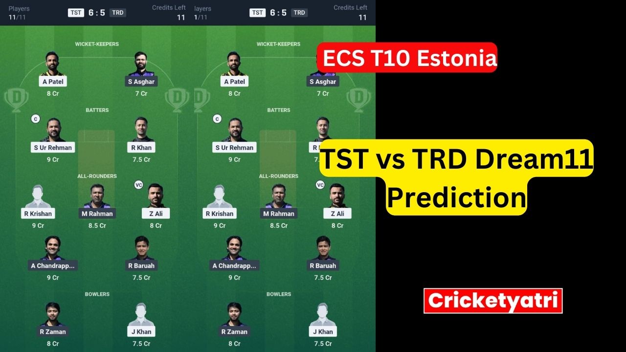 TST vs TRD Dream11