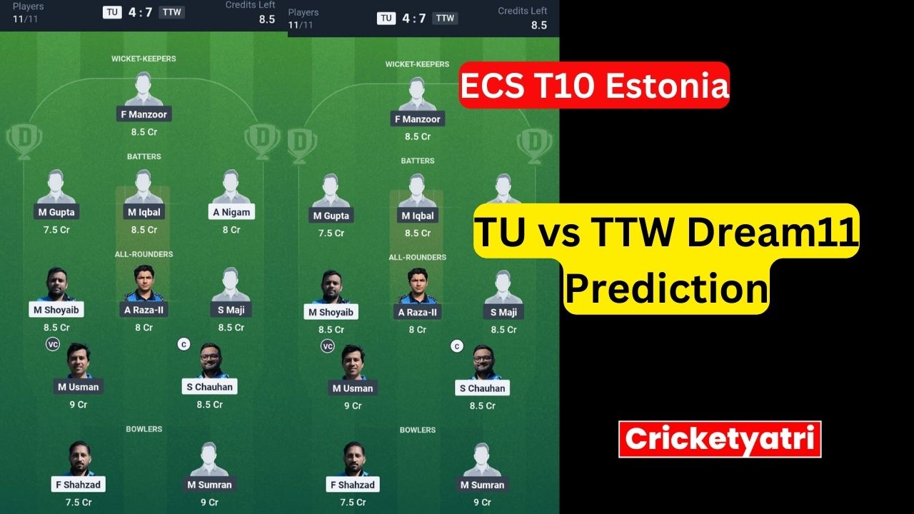 TU vs TTW Dream11