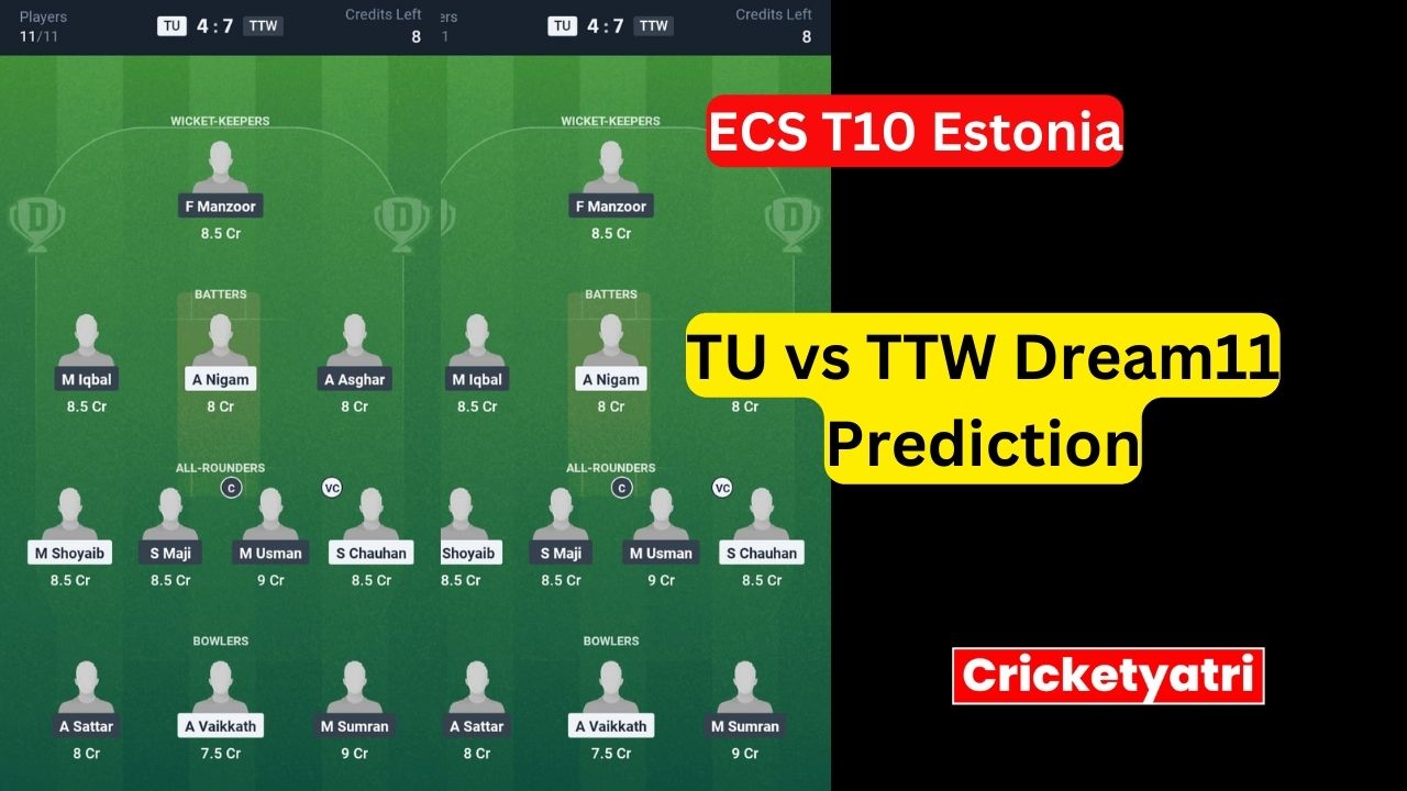 TU vs TTW Dream11