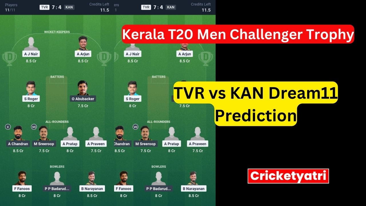 TVR vs KAN Dream11