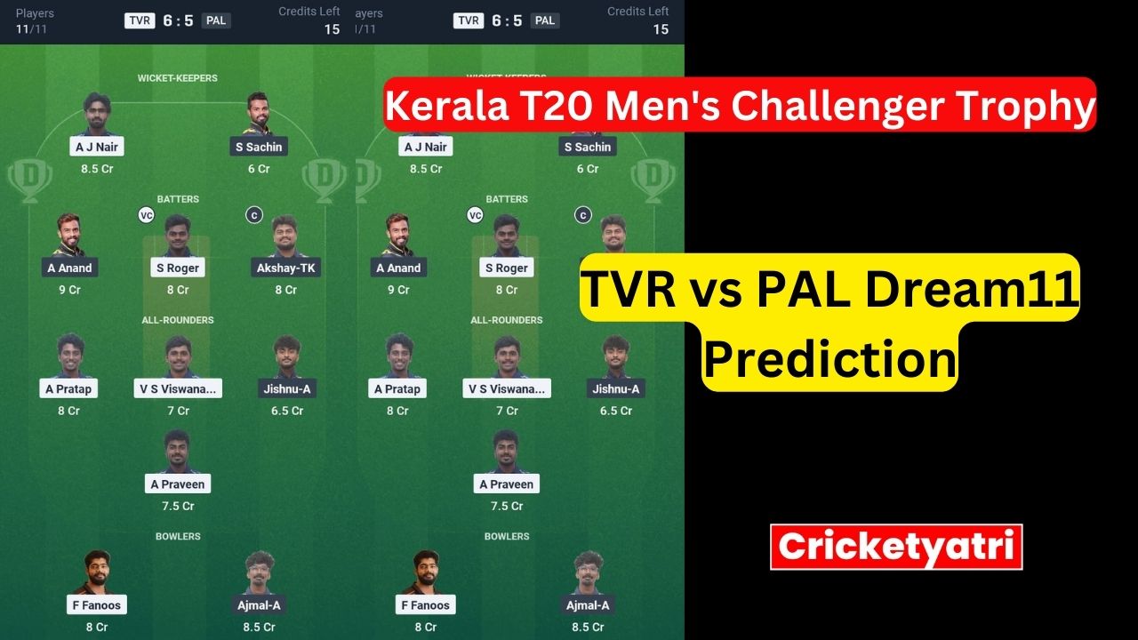 TVR vs PAL Dream11