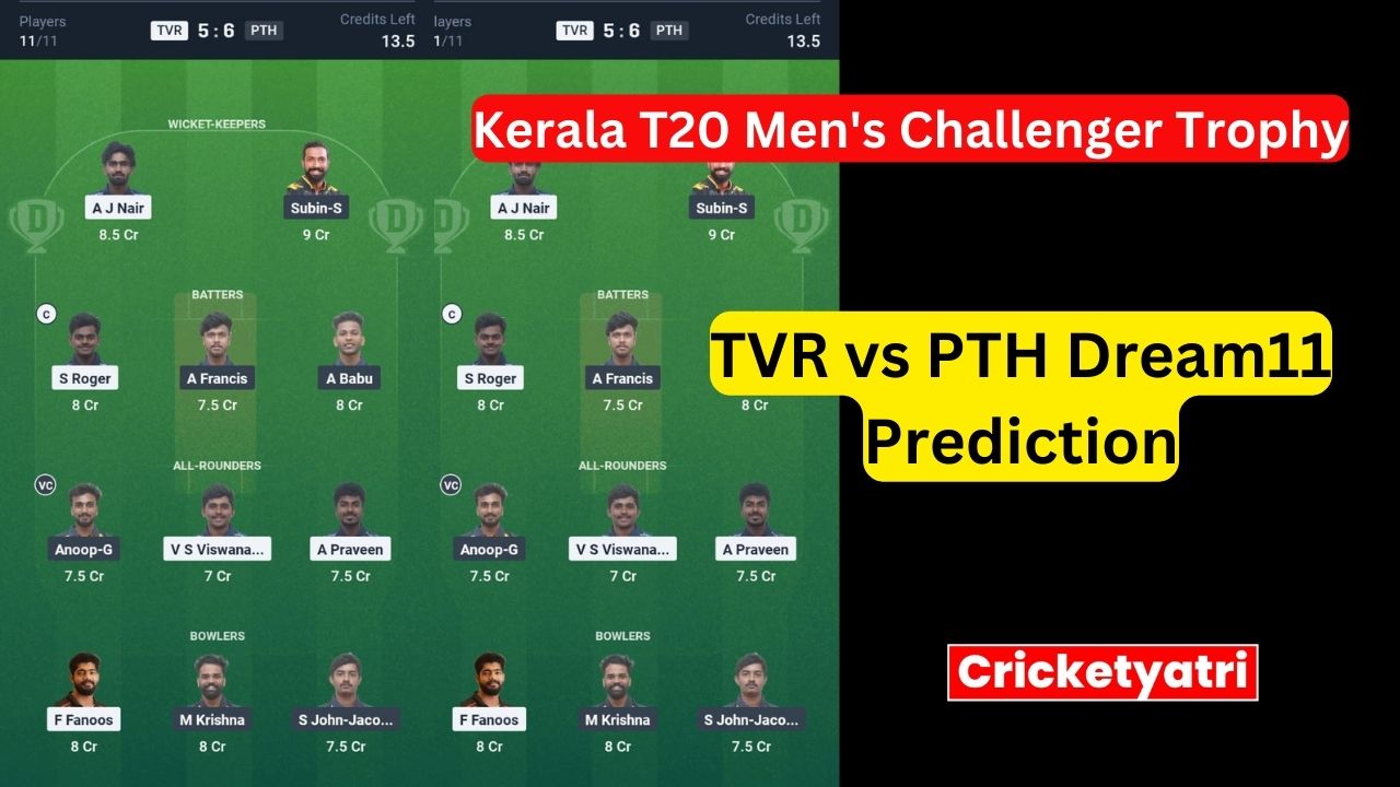 TVR vs PTH Dream11