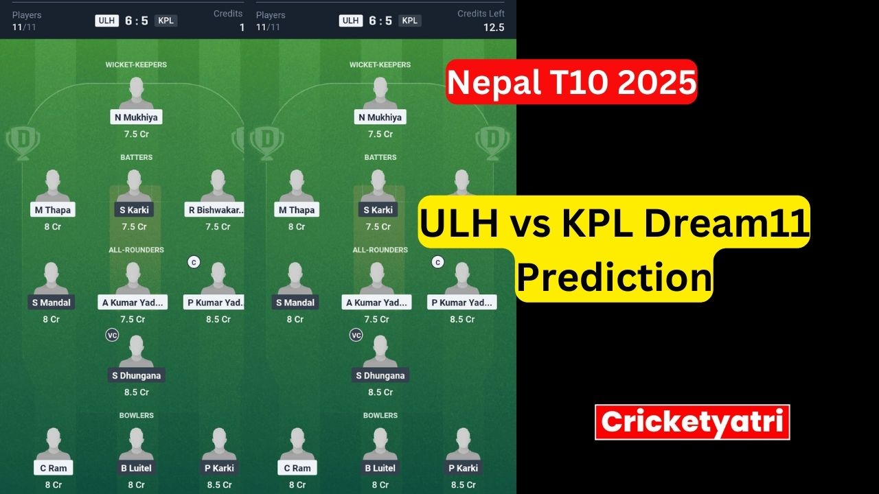 ULH vs KPL Dream11