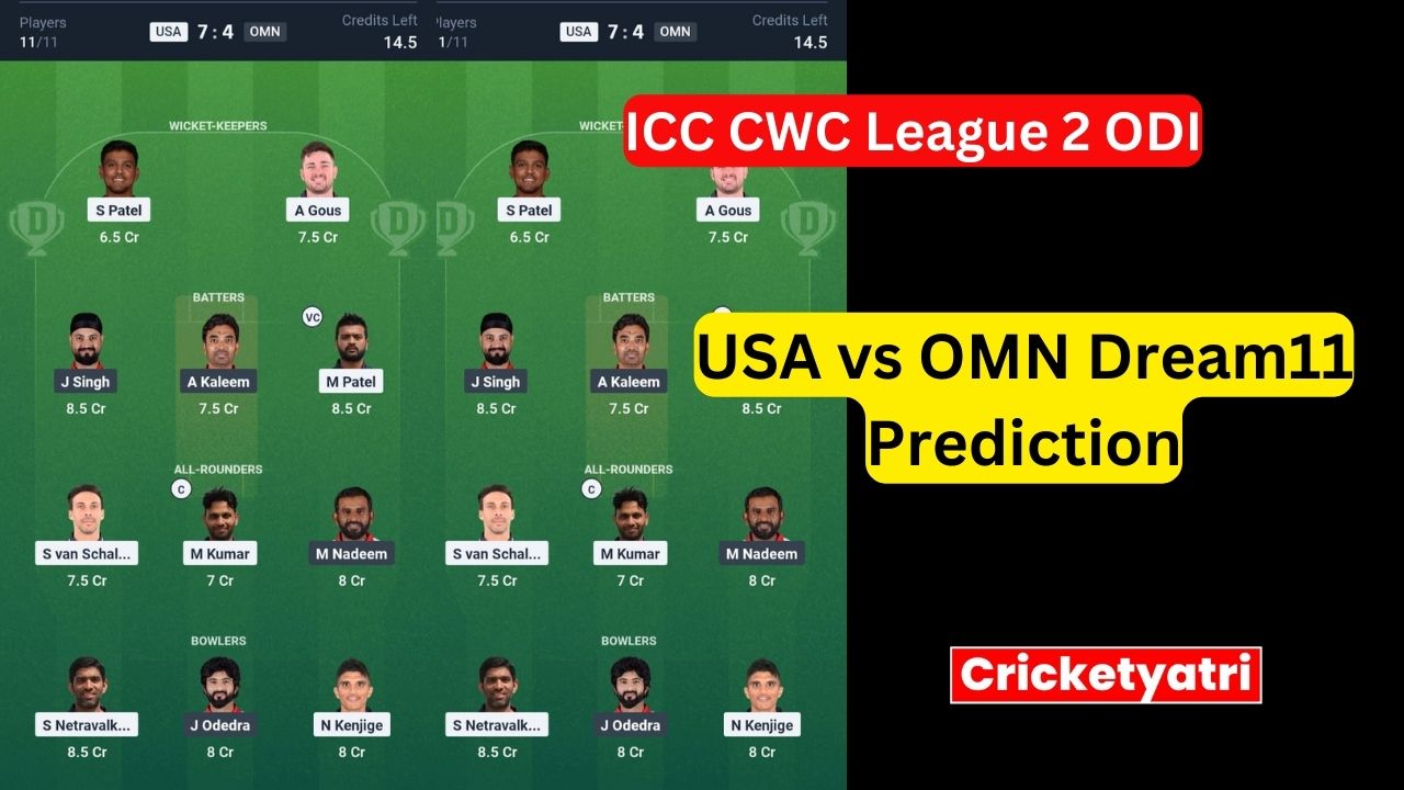 USA vs OMN Dream11