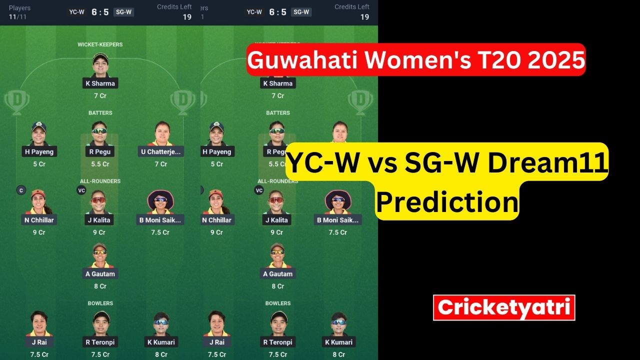 YC-W vs SG-W Dream11