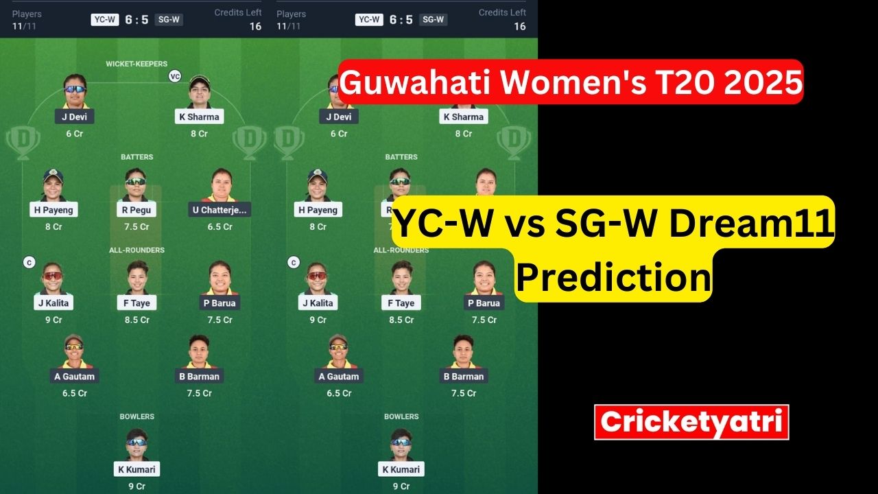 YC-W vs SG-W Dream11