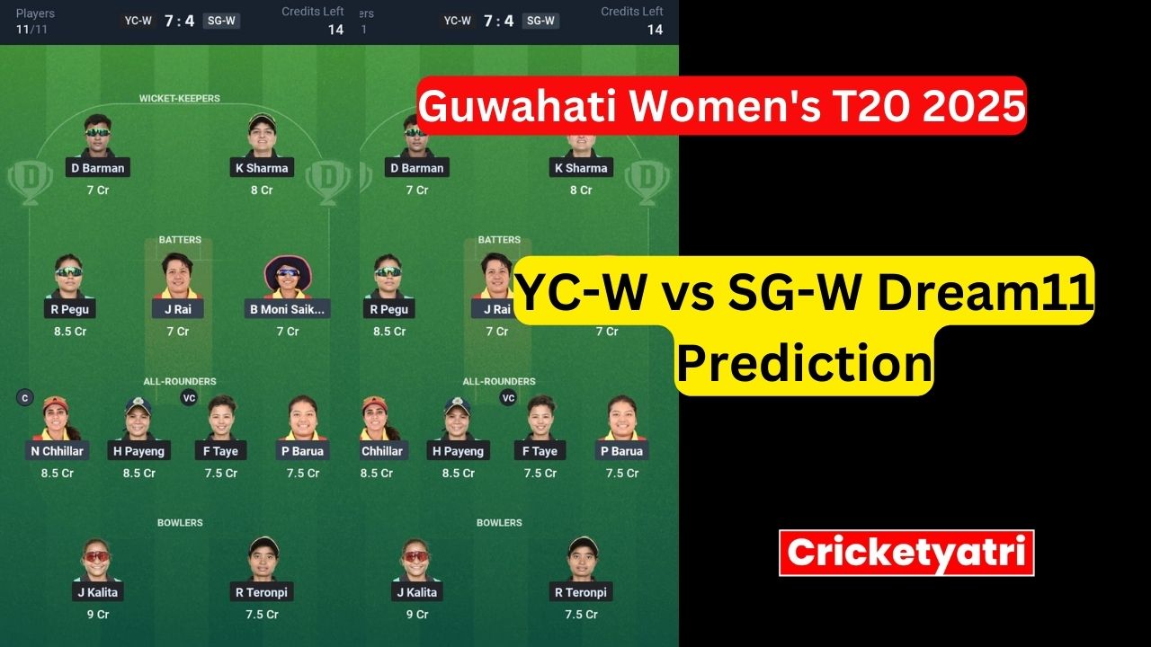YC-W vs SG-W Dream11