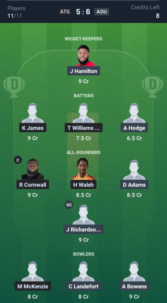 ATG vs AGU Dream11