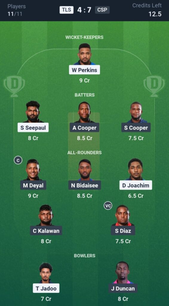TLS vs CSP Dream11