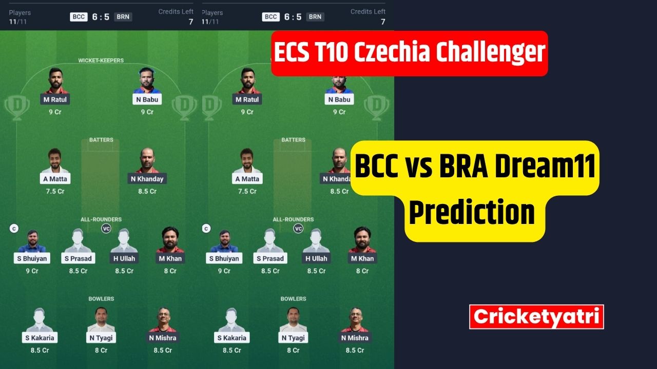 BCC vs BRA Dream11