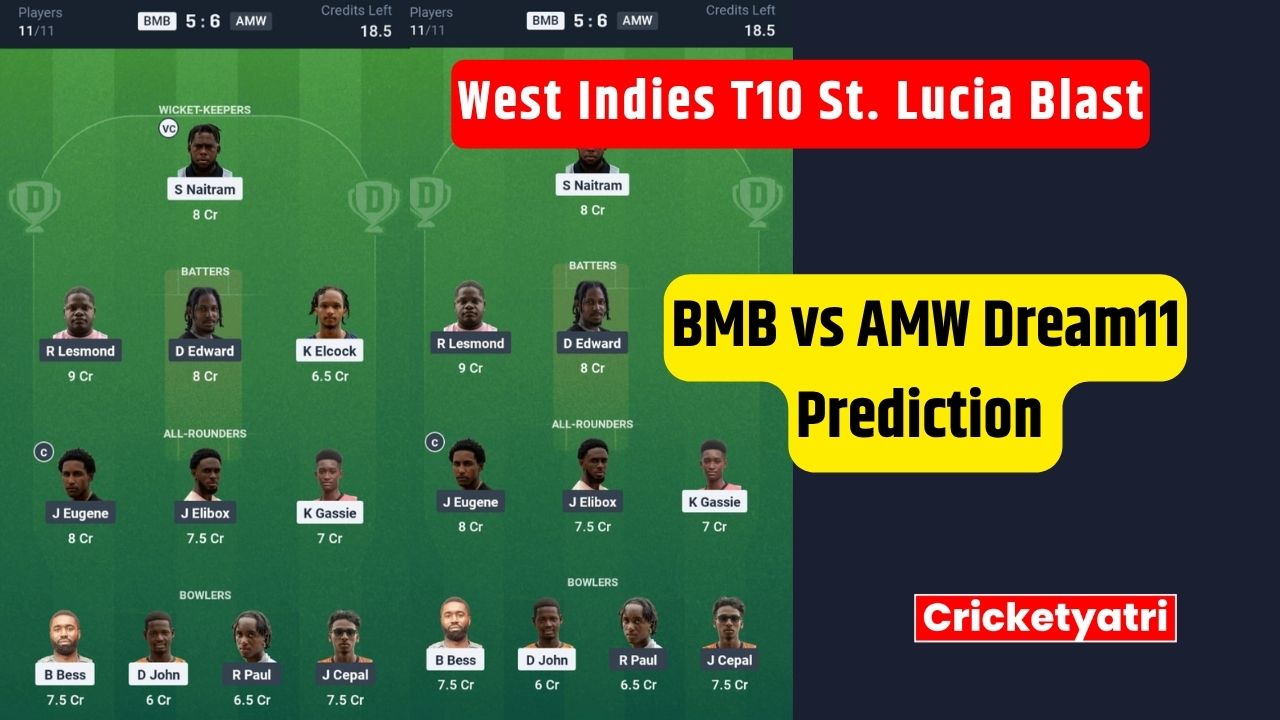 BMB vs AMW Dream11