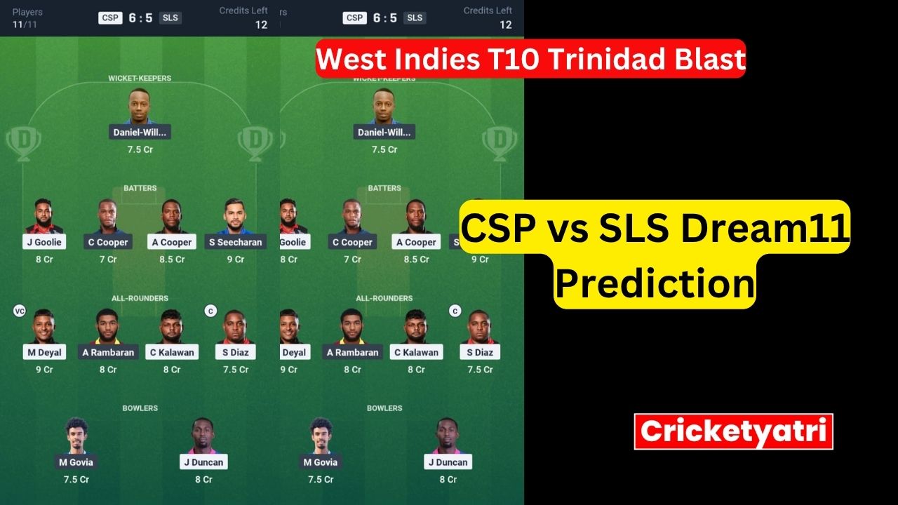 CSP vs SLS Dream11