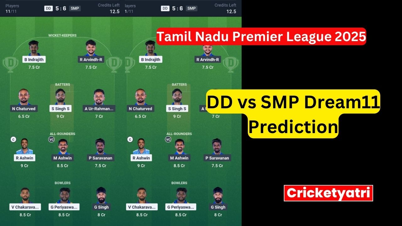 DD vs SMP Dream11