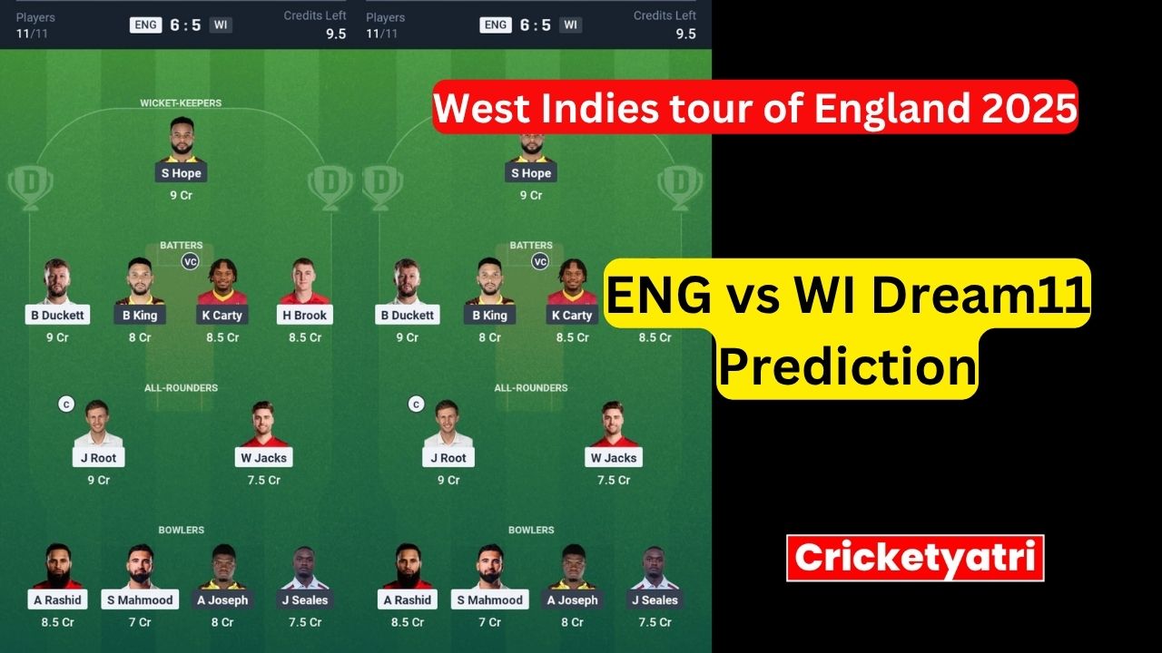 ENG vs WI Dream11