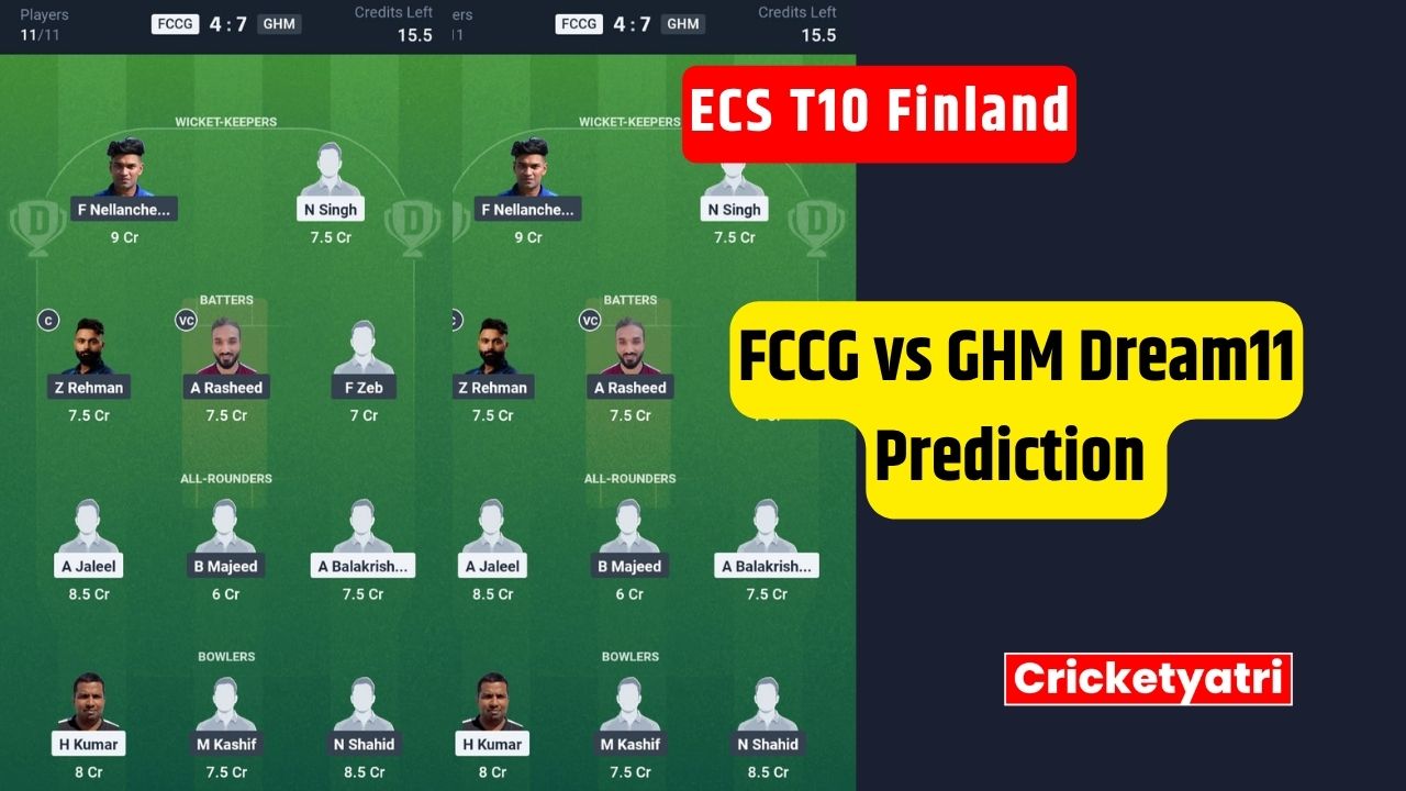 FCCG vs GHM Dream11
