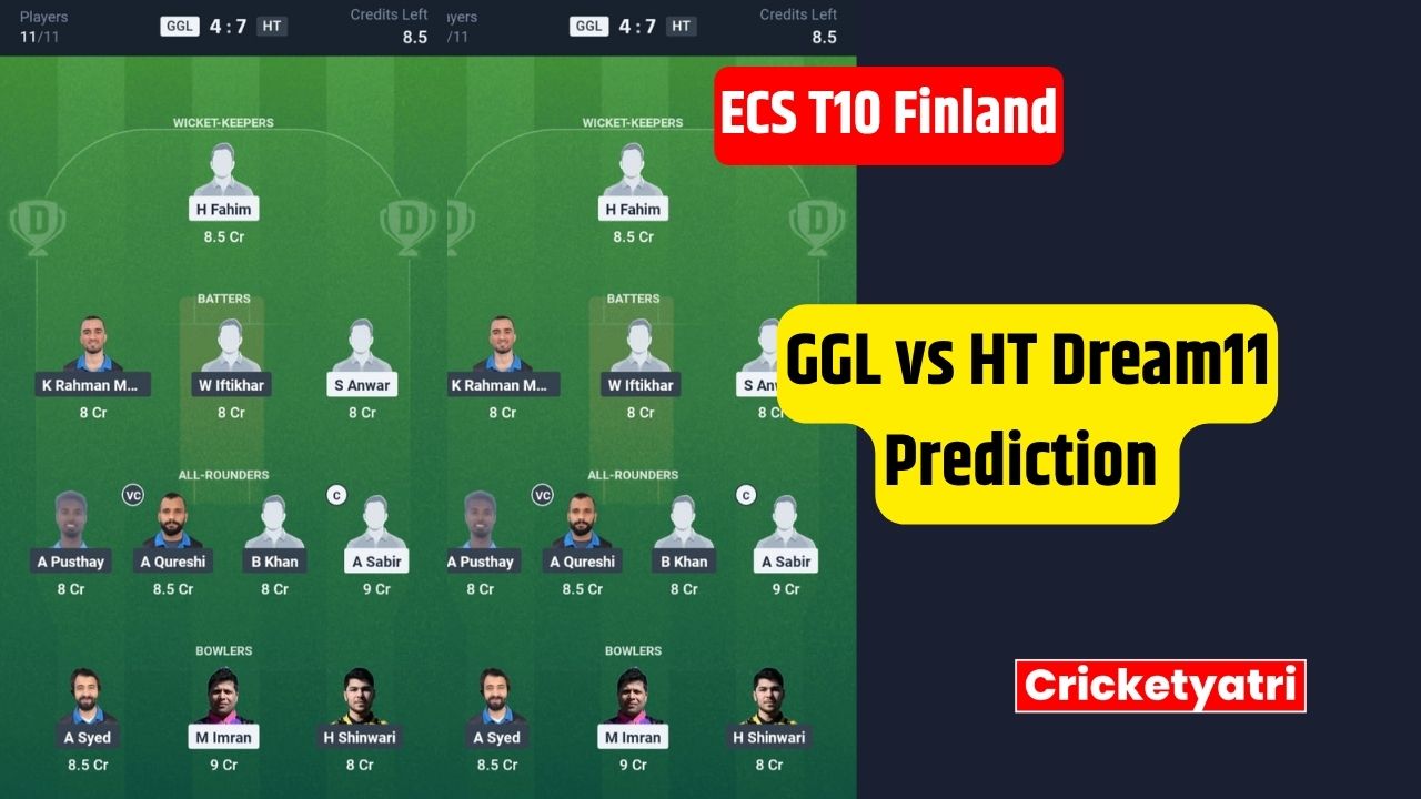 GGL vs HT Dream11