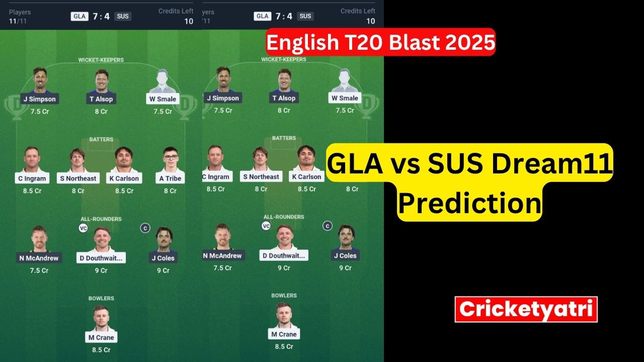 GLA vs SUS Dream11