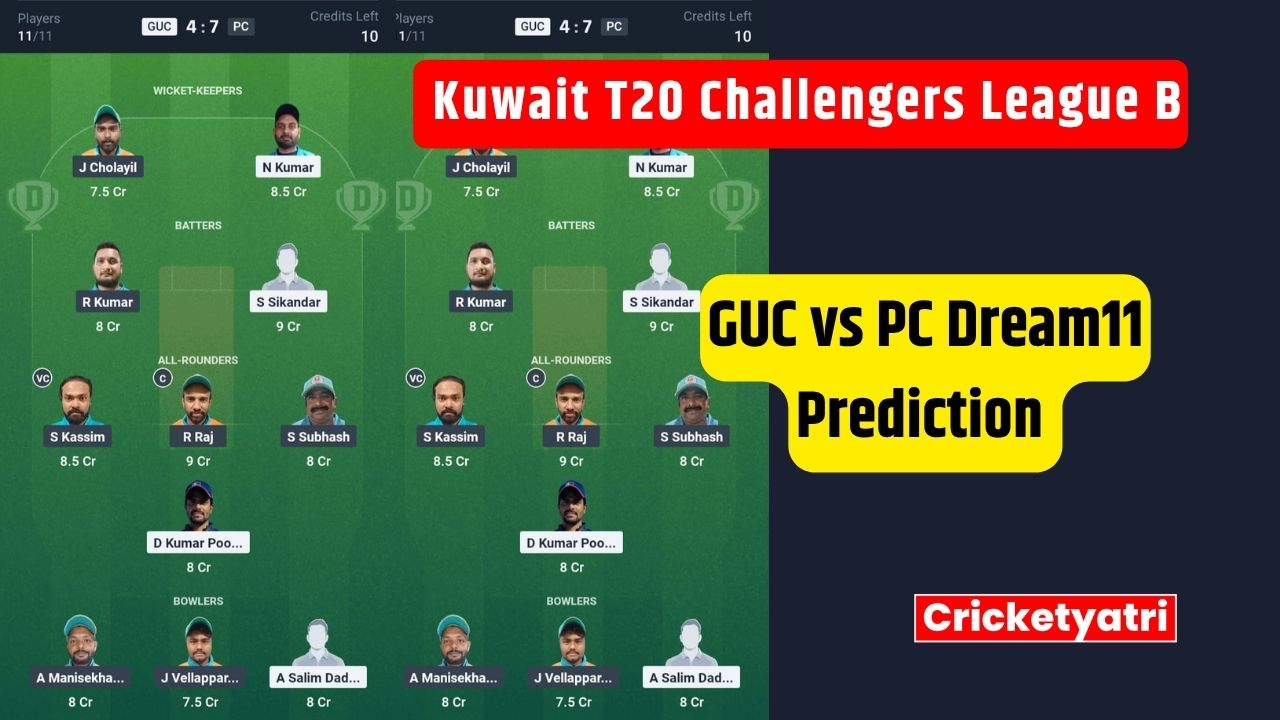 GUC vs PC Dream11