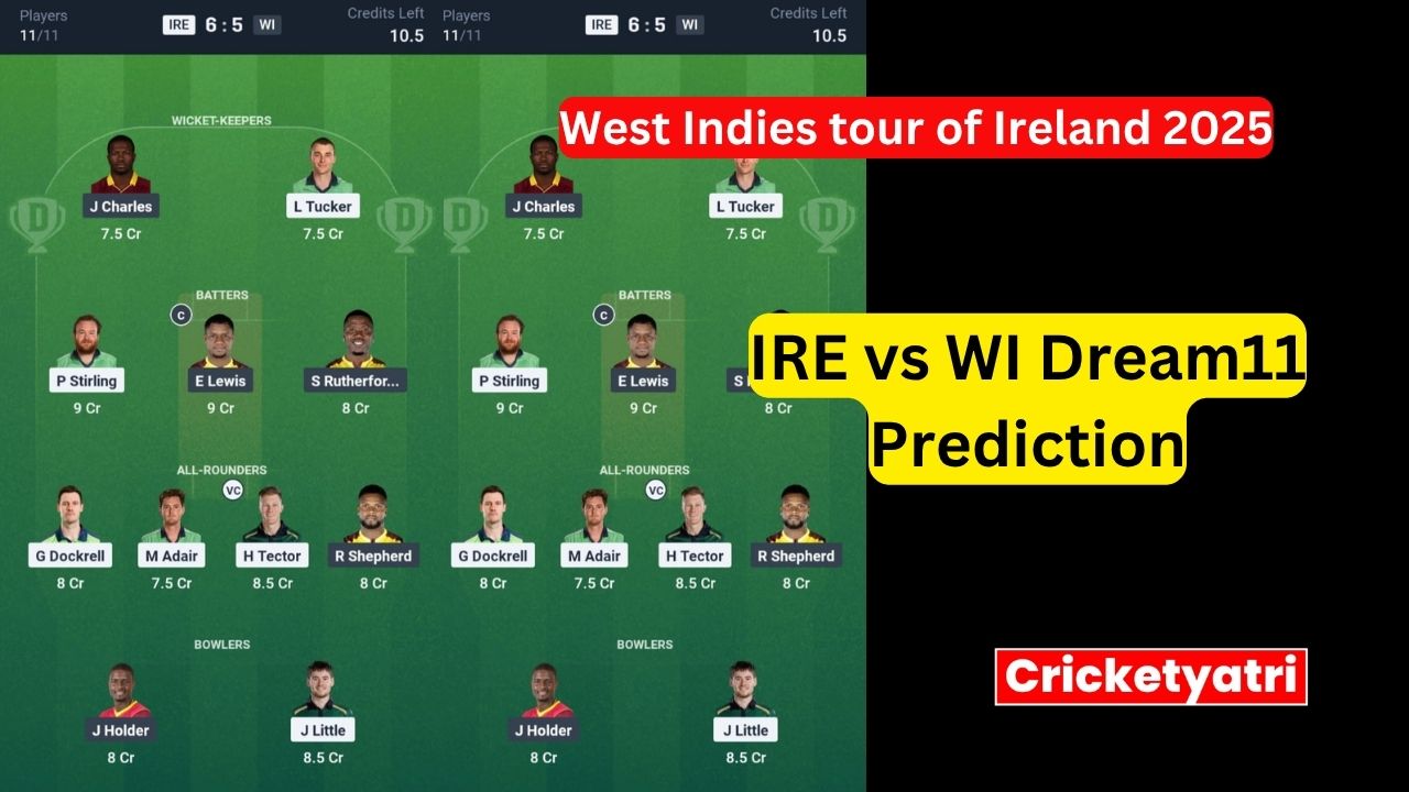 IRE vs WI Dream11