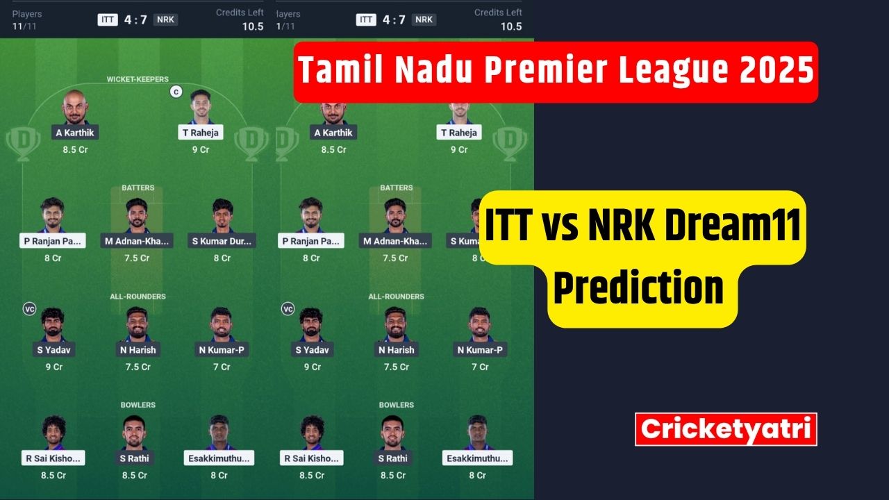ITT vs NRK Dream11