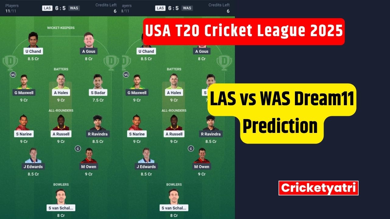 LAS vs WAS Dream11