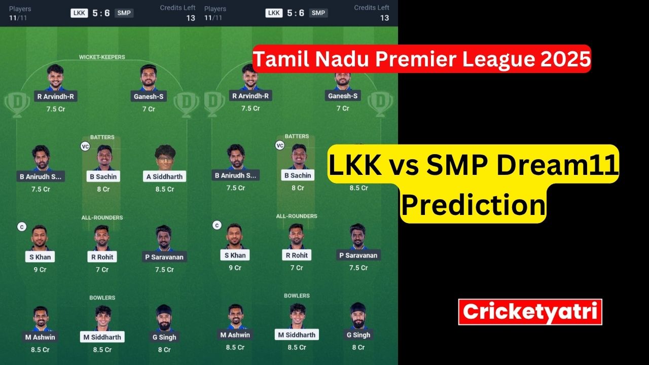 LKK vs SMP Dream11