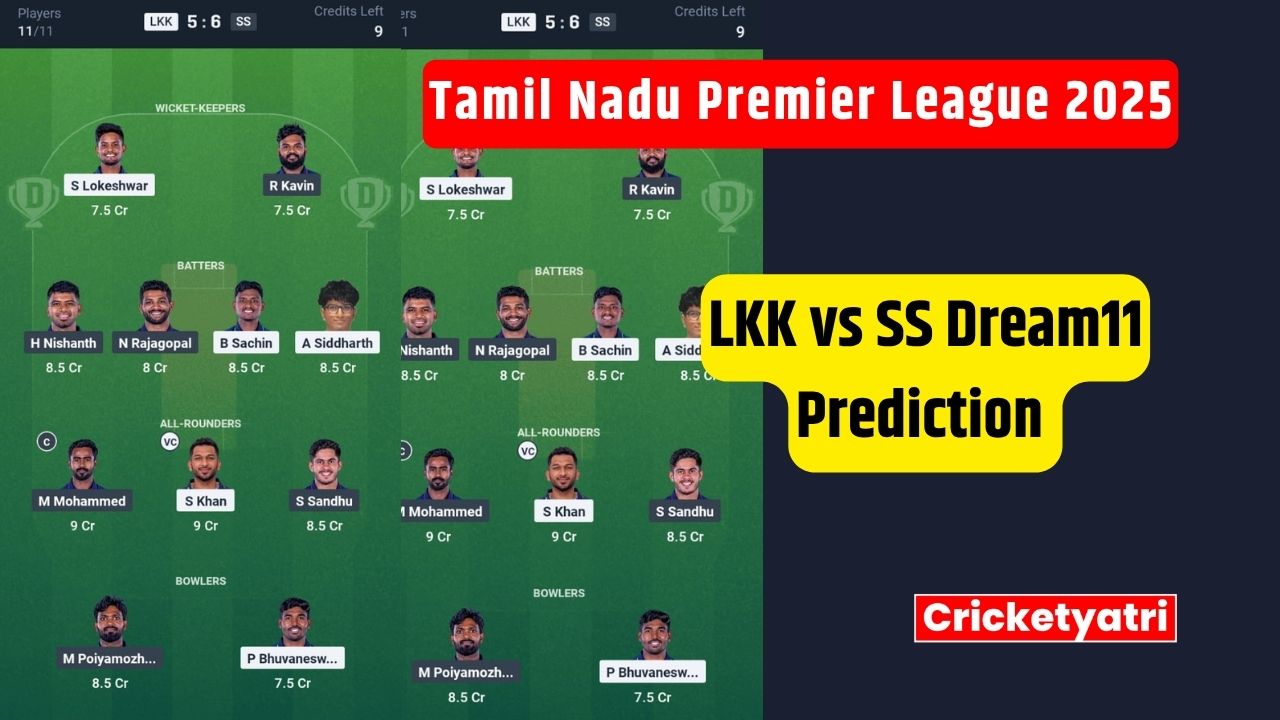 LKK vs SS Dream11