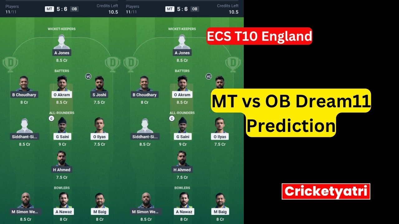 MT vs OB Dream11