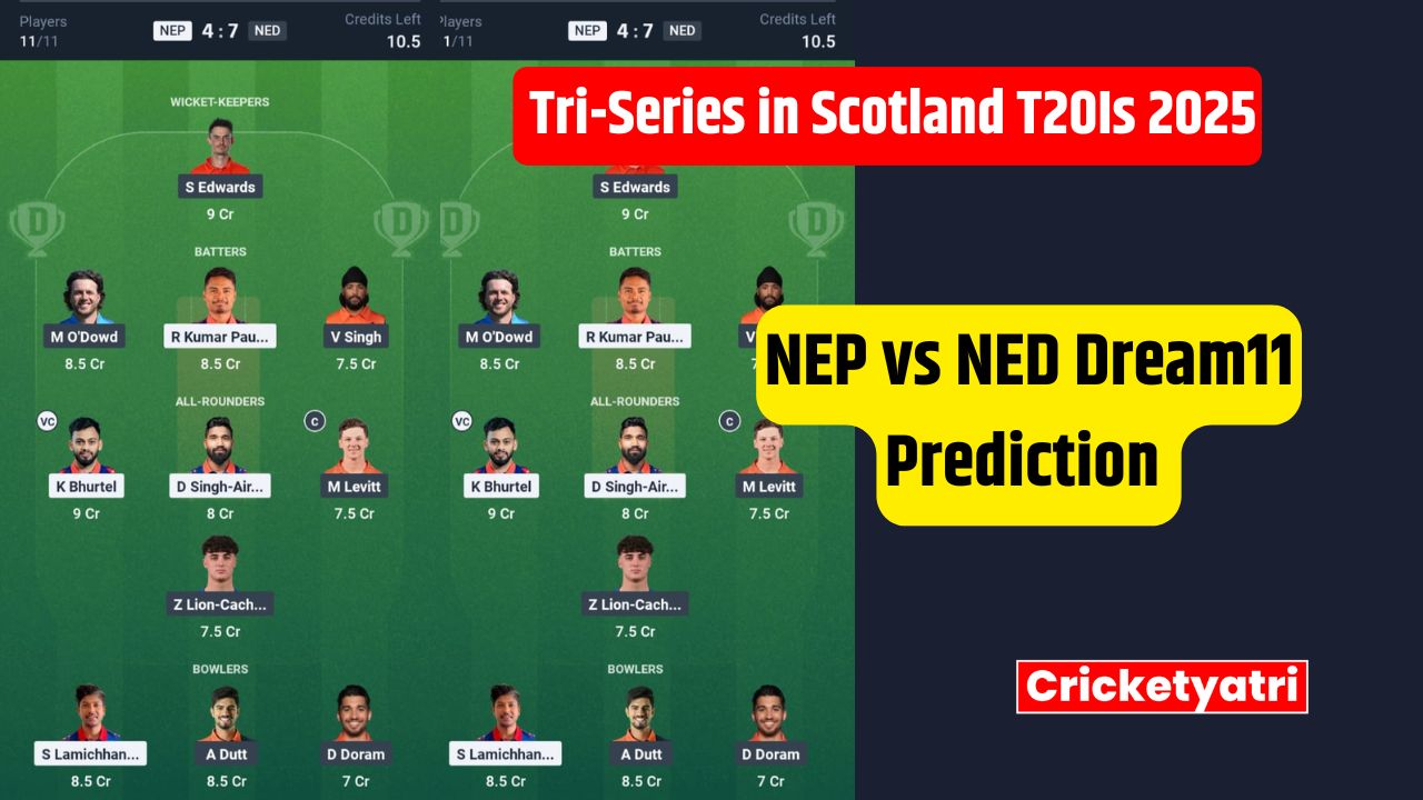 NEP vs NED Dream11
