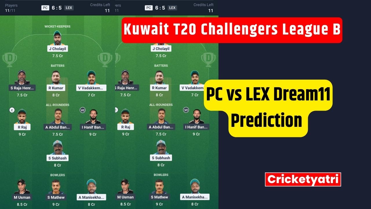 PC vs LEX Dream11