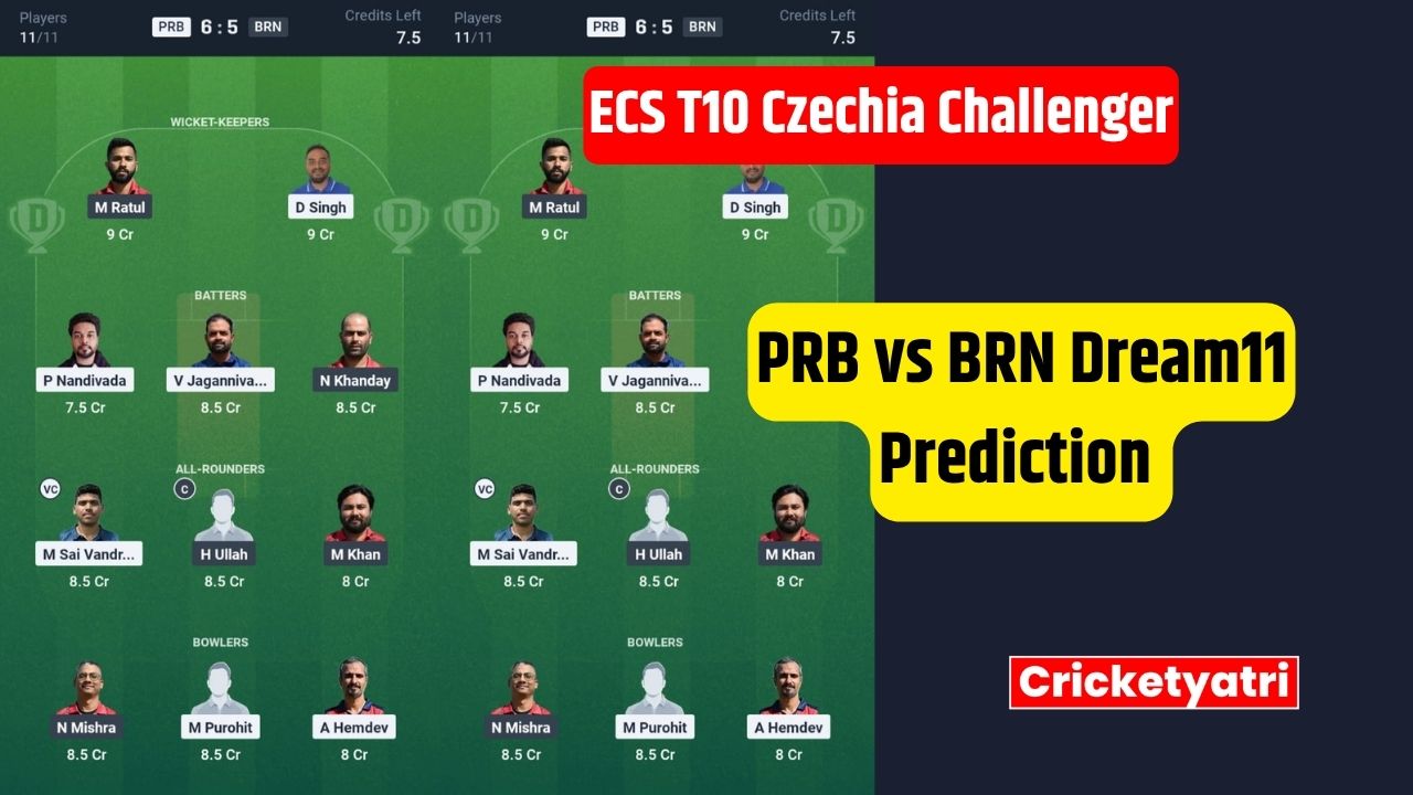 PRB vs BRN Dream11
