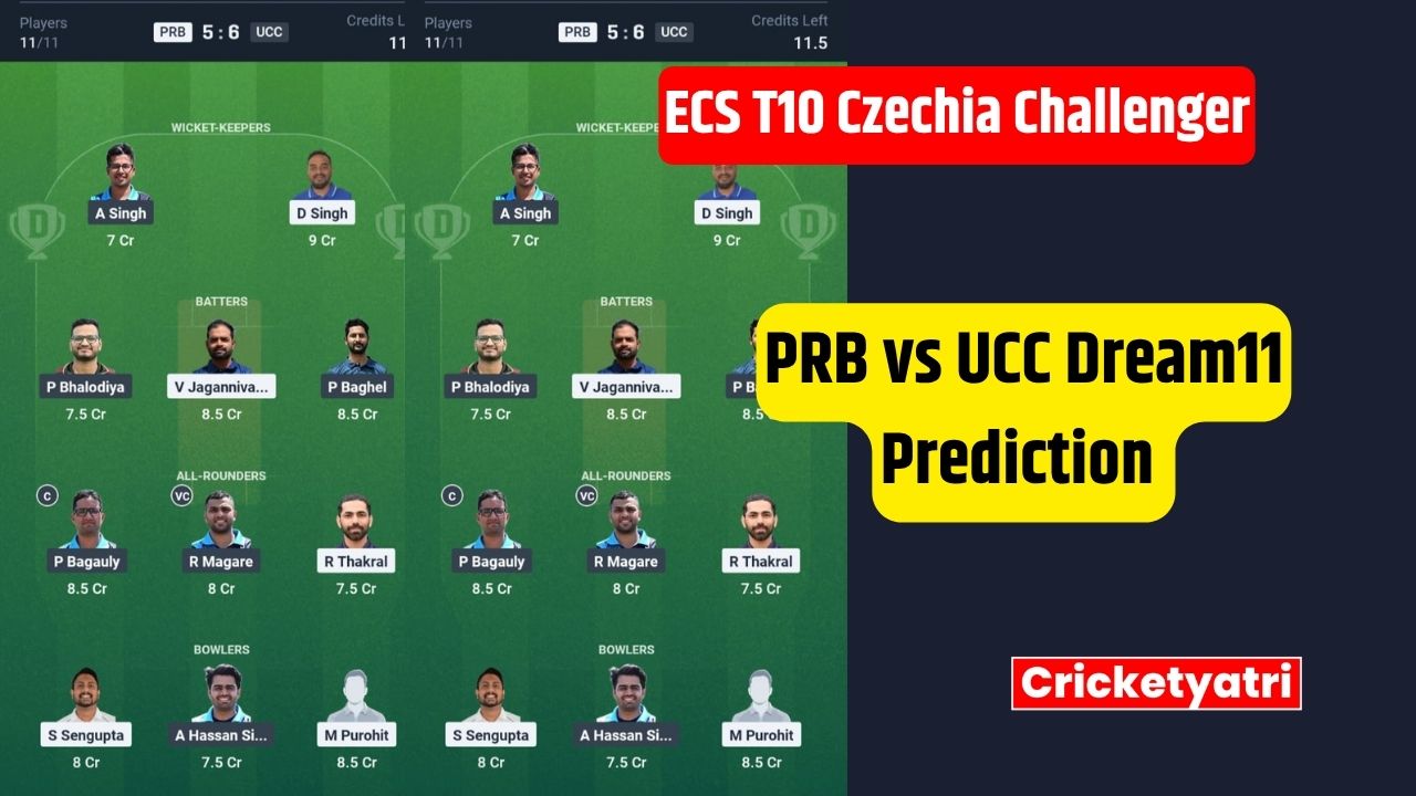 PRB vs UCC Dream11