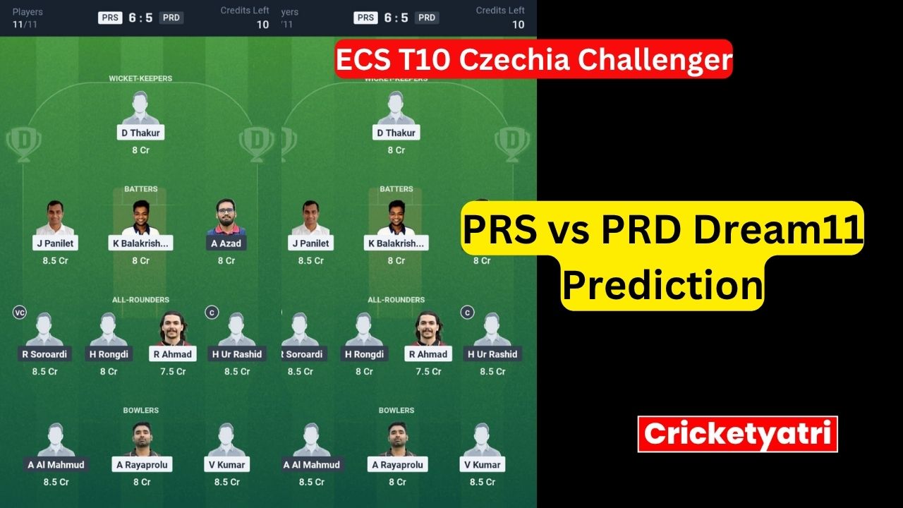 PRS vs PRD Dream11