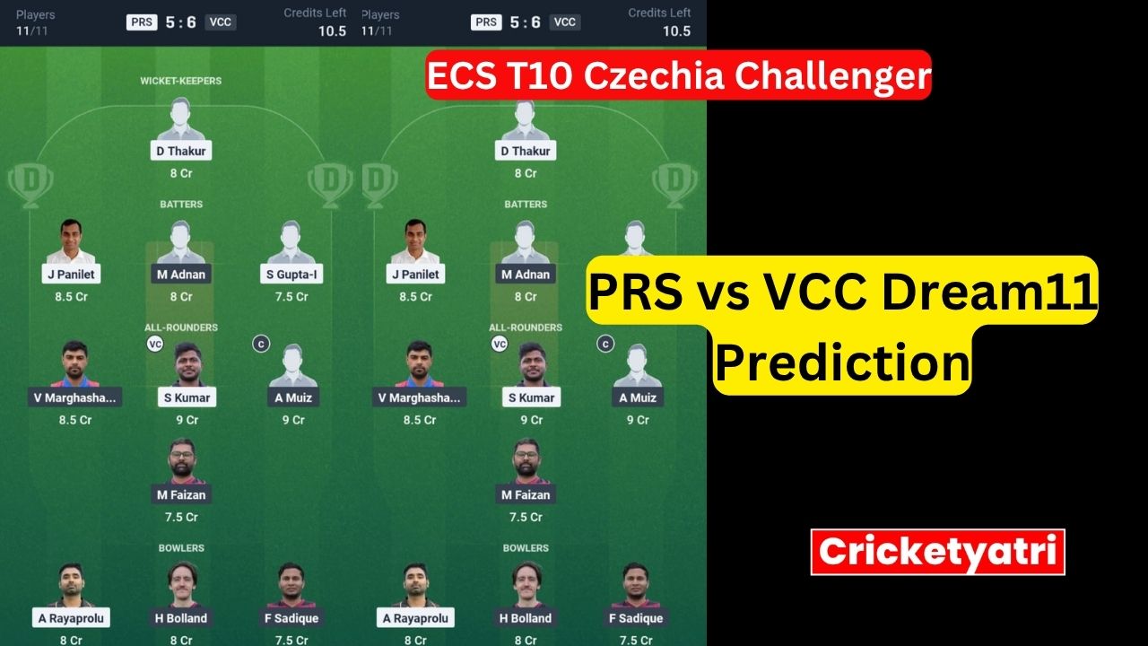 PRS vs VCC Dream11