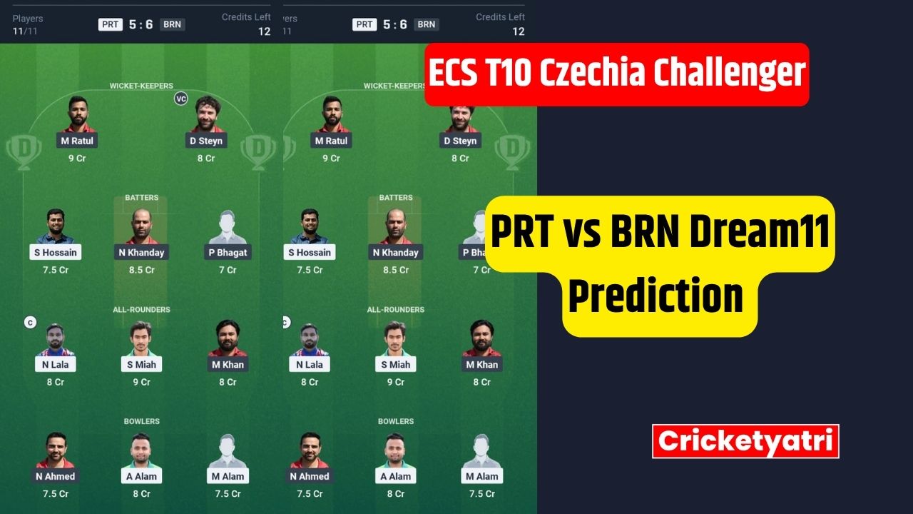 PRT vs BRN Dream11