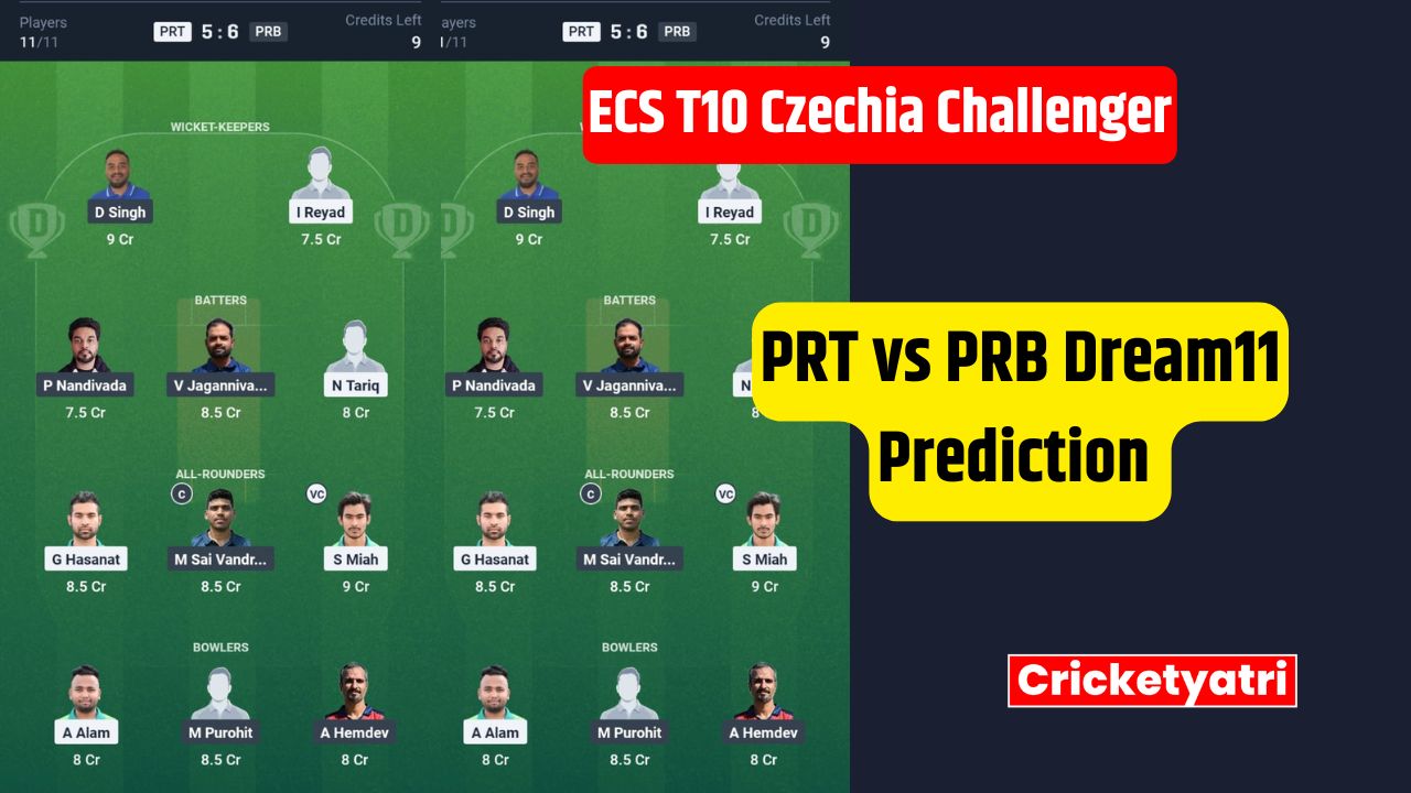 PRT vs PRB Dream11