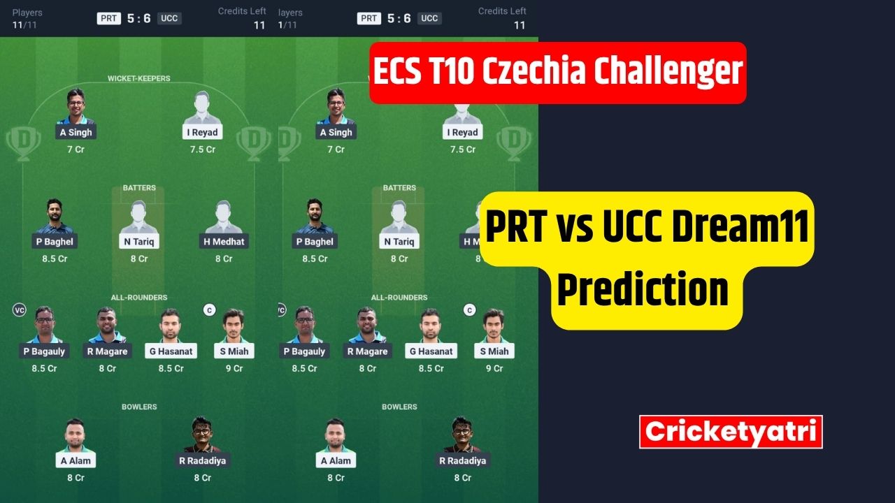 PRT vs UCC Dream11
