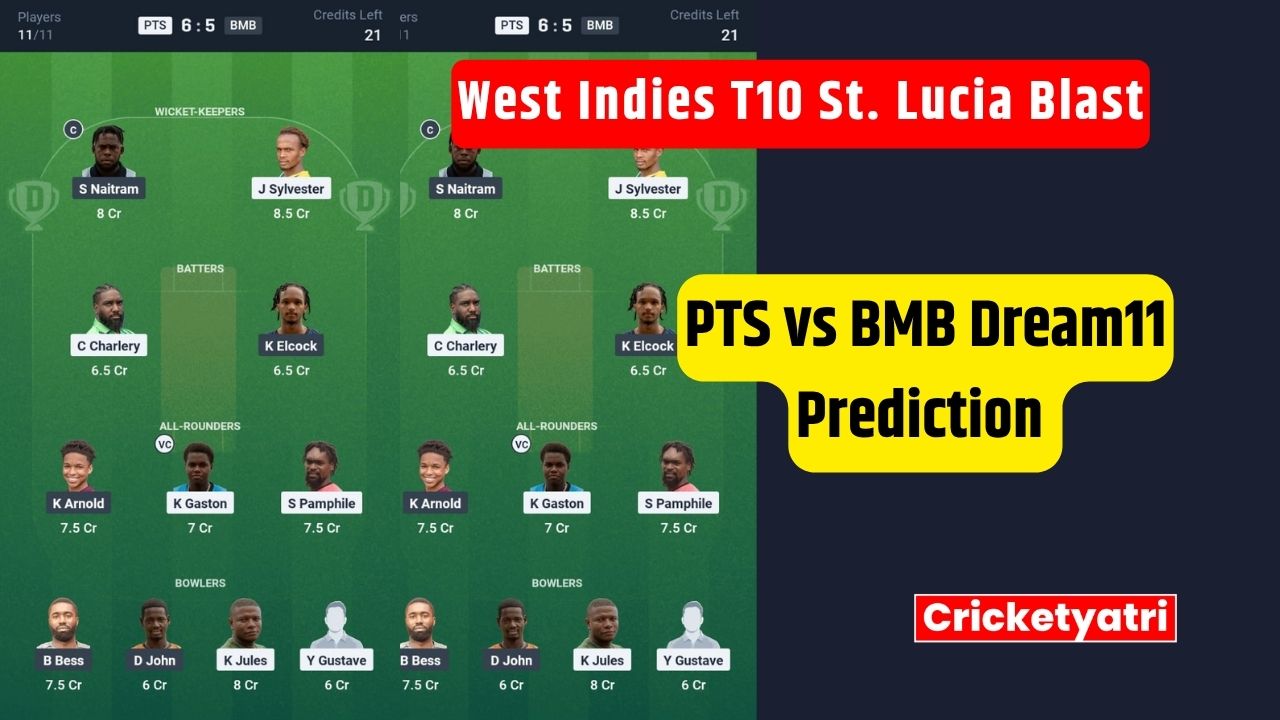 PTS vs BMB Dream11