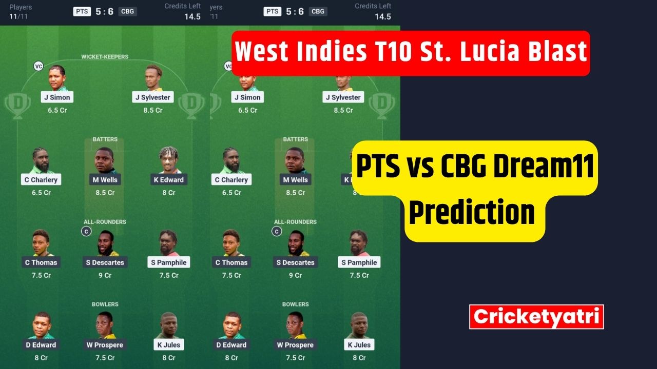 PTS vs CBG Dream11