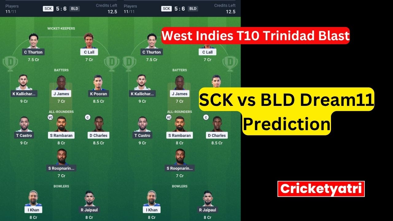 SCK vs BLD Dream11