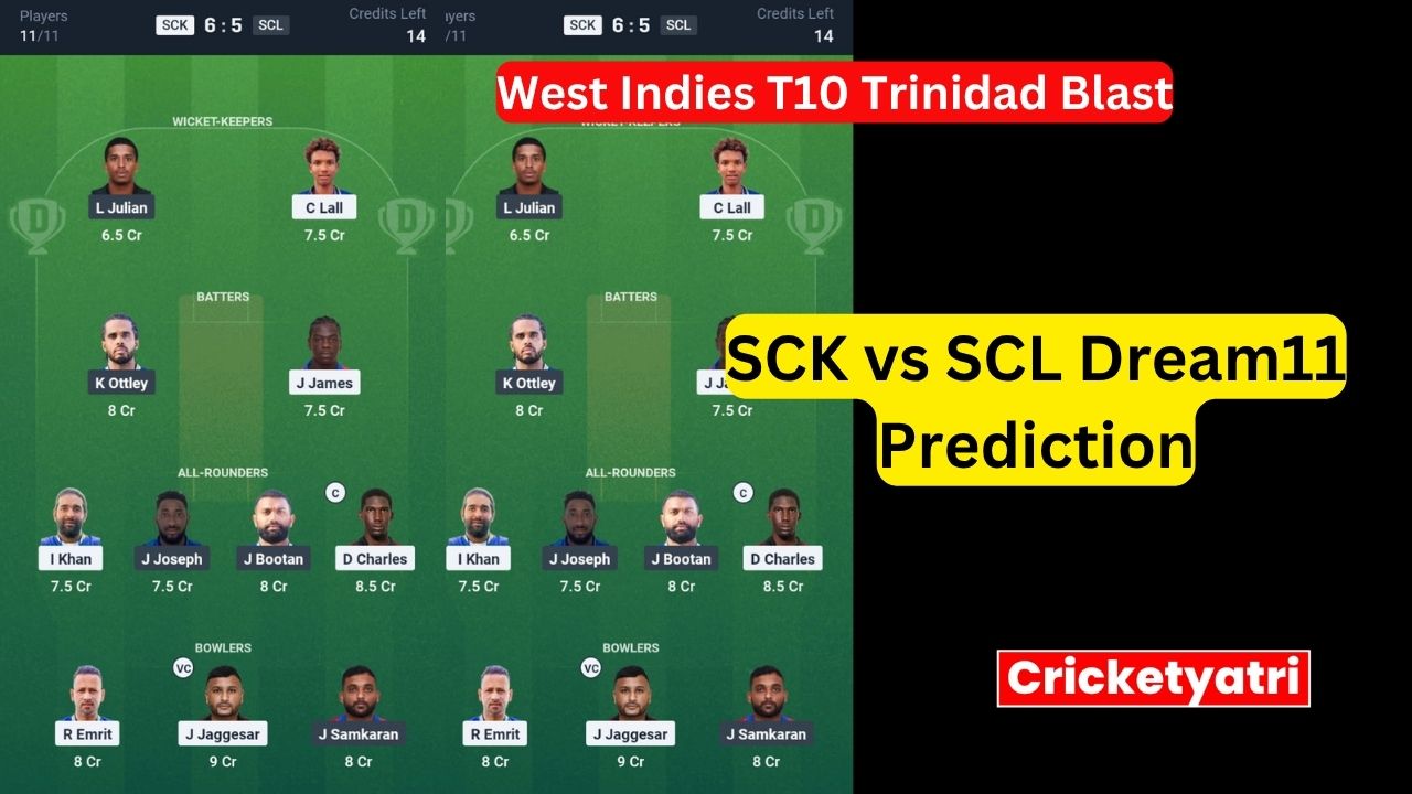 SCK vs SCL Dream11