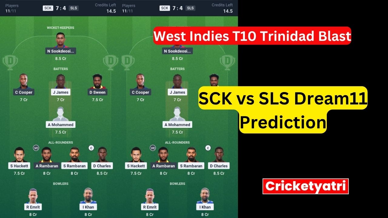 SCK vs SLS Dream11