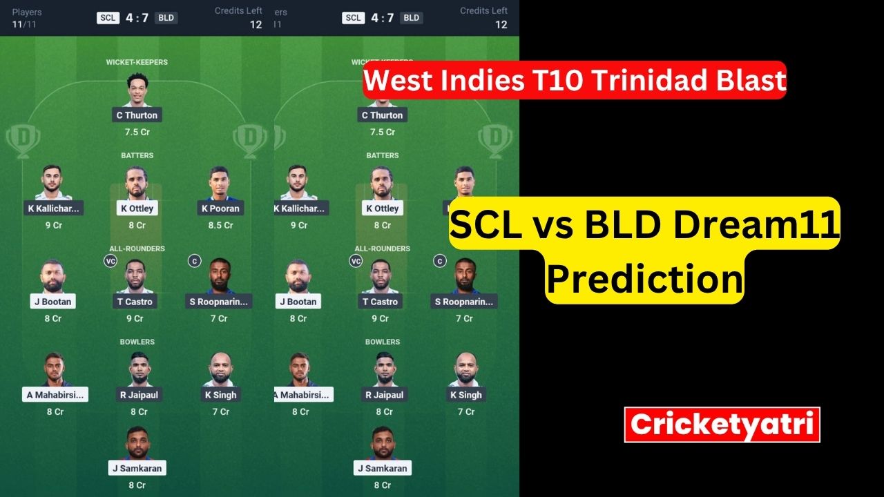 SCL vs BLD Dream11
