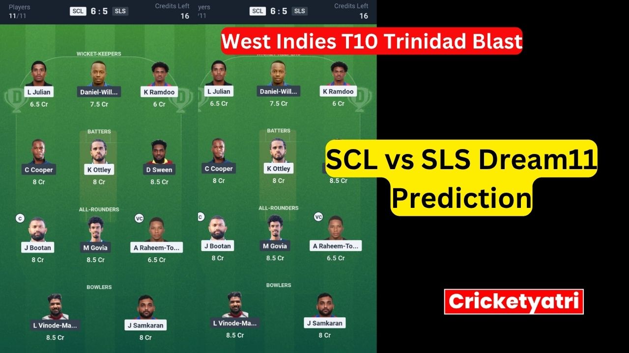 SCL vs SLS Dream11