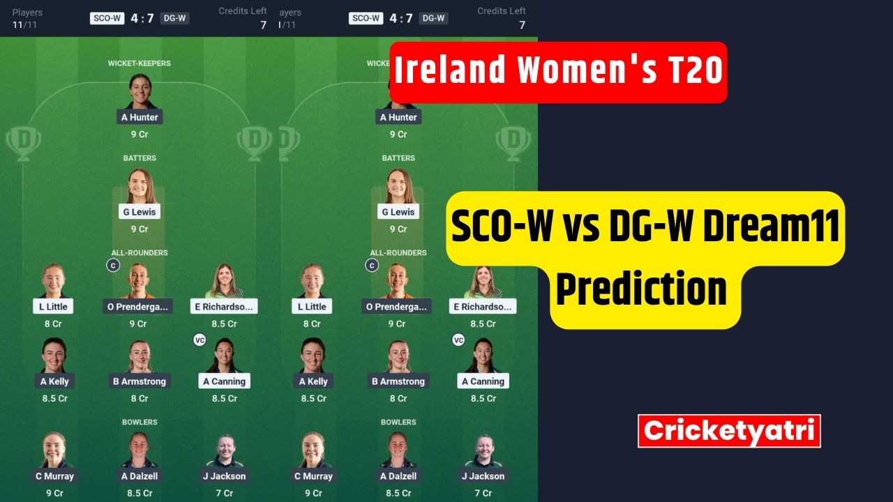 SCO-W vs DG-W Dream11