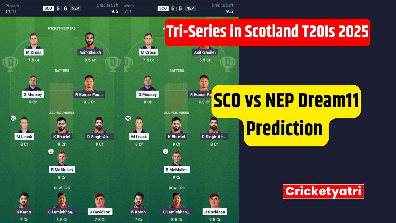 SCO vs NEP Dream11