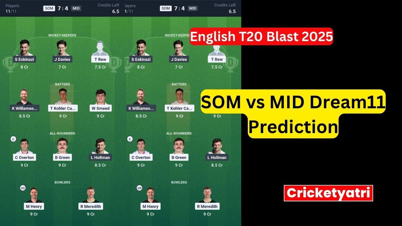 SOM vs MID Dream11